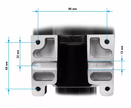 Двигатель алмазного бурения MESSER DM250E  260мм 4 кВт, 750 об/мин, с PRCD купить в Надыме