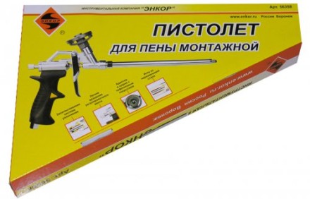Пистолет для пены монтажной Энкор 56358 56358 купить в Надыме