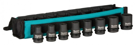 Набор ударных торцевых головок Makita 1/2, 8 шт Makita E-16601 купить в Надыме
