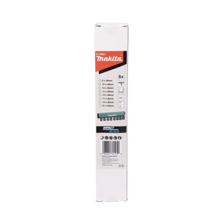 Набор ударных торцевых головок Makita 1/2, 8 шт Makita E-16601 купить в Надыме