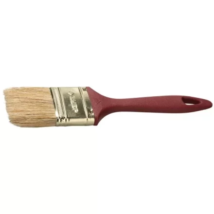 Кисть плоская ЗУБР "УНИВЕРСАЛ-МАСТЕР" "КП-11", натуральная щетина, пластмассовая ручка, 75мм 4-01011-075 купить в Надыме
