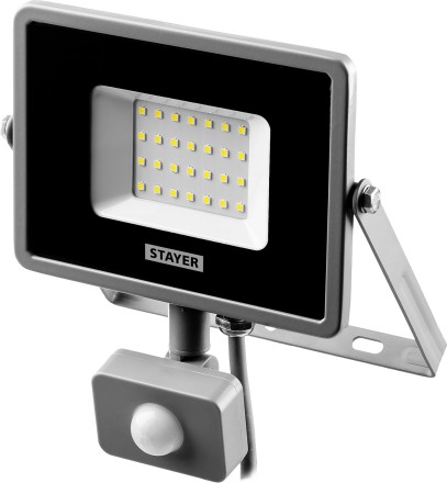Прожектор LEDPro светодиодный, STAYER Profi 57133-30, датчик движения, 30Вт 57133-30 купить в Надыме