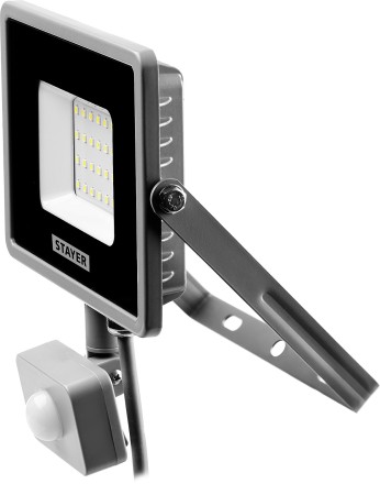 Прожектор LEDPro светодиодный, STAYER Profi 57133-30, датчик движения, 30Вт 57133-30 купить в Надыме