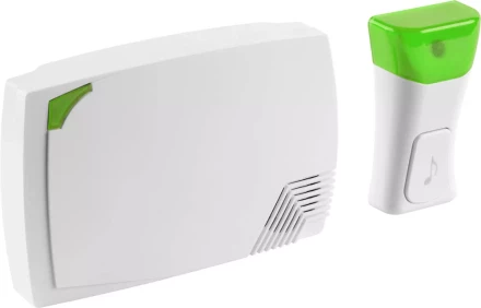 Звонок СВЕТОЗАР "ЭТЮД" электрический беспроводной 120м, 36 мелодий, A23, 3AA 58060 купить в Надыме