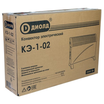 Конвектор электрический Диолд КЭ-1-02 купить в Надыме