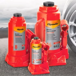 Домкрат гидравлический бутылочный 3т h подъема 180-320 мм SPARTA Compact 50332