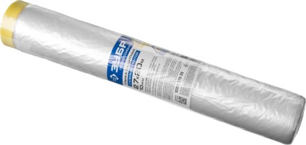 Пленка ЗУБР &quot;ПРОФЕССИОНАЛ&quot; защитная с клейкой лентой, HDPE, 10мкм, 2,7х20м 12250-270-20 купить в Надыме