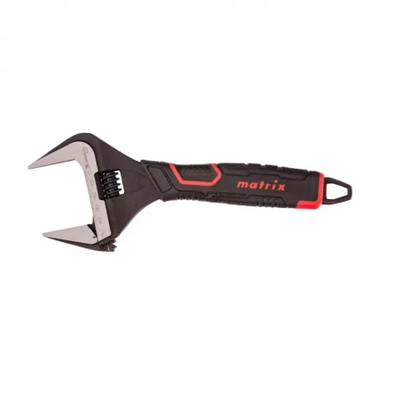 Ключ разводной Matrix тонкие губки фосфатированный двухкомпонентная рукоятка 250 мм 15578 купить в Надыме