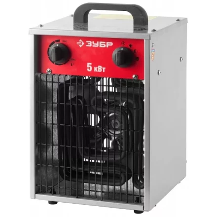 Пушка ЗУБР "ЭКСПЕРТ" тепловая, электрическая, 380В, 5 кВт ЗТПЭ-5.0-Ф купить в Надыме