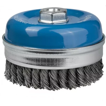 ЗУБР "ПРОФЕССИОНАЛ". Щетка чашечная усиленная для УШМ, плетеные пучки стальной проволоки 0,8мм, 120ммхМ14 35271-120_z02 купить в Надыме