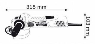 Углошлифовальная машина BOSCH GWS 7-115 Е (0.601.388.201) купить в Надыме