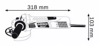 Углошлифовальная машина BOSCH GWS 7-115 Е (0.601.388.201) купить в Надыме
