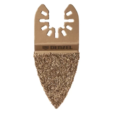 Насадка для МФИ шлифовальная двусторонняя дельта Denzel 782321, узкая, HM, по плитке и дереву, 35 мм купить в Надыме
