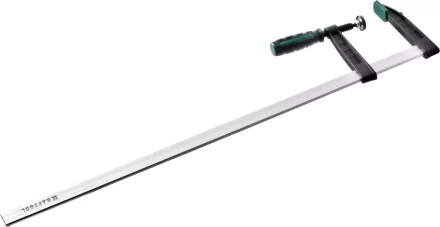 Струбцина, KRAFTOOL 32011-120-800, тип "F", DIN 5117, двухкомпонентная ручка, 120х800мм 32011-120-800 купить в Надыме