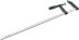 Струбцина, KRAFTOOL 32011-120-800, тип &quot;F&quot;, DIN 5117, двухкомпонентная ручка, 120х800мм 32011-120-800 купить в Надыме