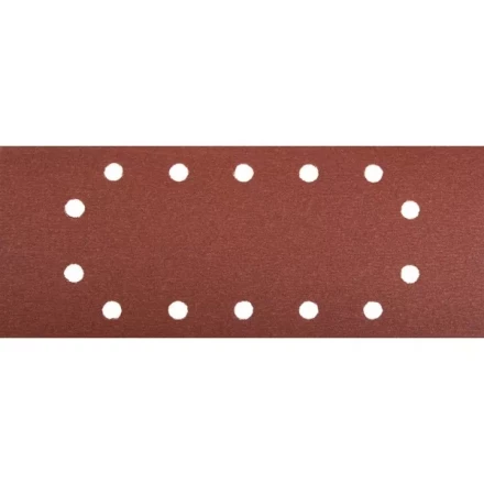 Лист шлифовальный ЗУБР "МАСТЕР", 14 отверстий, для ПШМ на зажимах, Р320, 115х280мм, 5шт 35594-320 купить в Надыме
