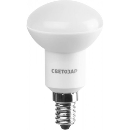 Лампа СВЕТОЗАР светодиодная &quot;LED technology&quot;, цоколь E14 (миньон), теплый белый свет (2700К), 45 (5Вт), 220В 44502-45 купить в Надыме