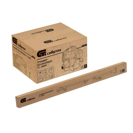 Триммер бензиновый Сибртех ТС-1800Р, 33 см3, разъемная штанга, состоит из 2 частей 962225 купить в Надыме