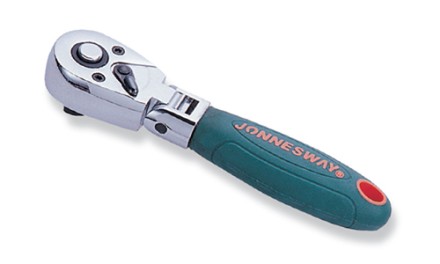 Трещотка короткая с шарниром 36 зубцов 1/4&quot;DR 125мм R4202 Jonnesway 48439 купить в Надыме