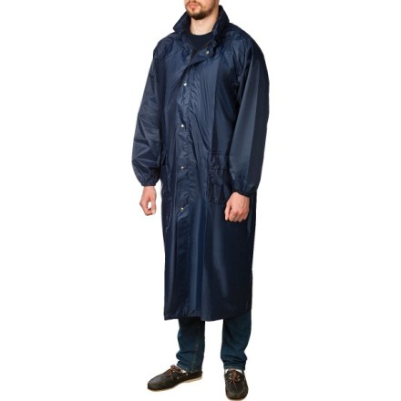 Плащ-дождевик STAYER 11612-56, нейлоновый на молнии, синий цвет, размер 56-58 11612-56 купить в Надыме