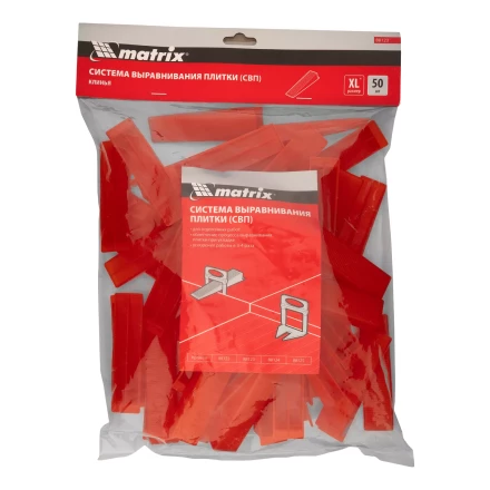 Клин для системы выравнивания плитки СВП Ворота XL, 50 шт. в пакете Matrix 88123 купить в Надыме