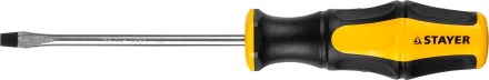 Отвертка STAYER "MASTER" "HERCULES", Сr-V, противоскользящая рукоятка, SL5,0x100мм 25051-05-10_z02 купить в Надыме