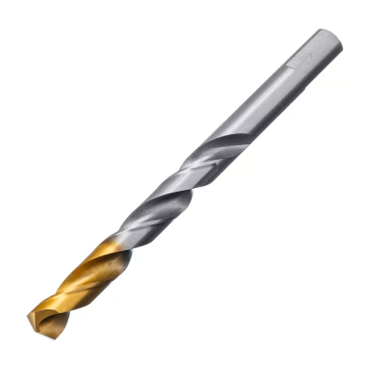 Сверло спиральное по металлу Denzel, 11 x 142 мм, Р6М5, Golden Tip, 718243