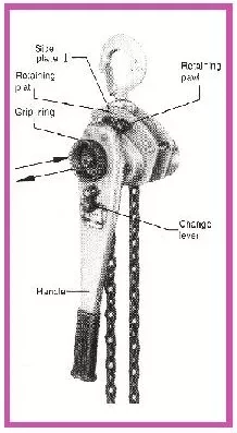 Таль ручная рычажная HSH-V LB г-п 9 тонн H=9 метра купить в Надыме