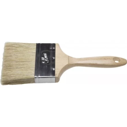 Кисть плоская STAYER "UNIVERSAL-LUX", светлая натуральная щетина, деревянная ручка, 100мм 01053-100 купить в Надыме