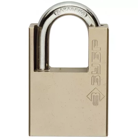 Замок навесной ЗУБР "серия 223" с защитой дужки, 40мм 4-37223-40 купить в Надыме