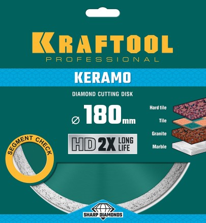 Диск алмазный отрезной для УШМ KERAMO 36684-180 купить в Надыме