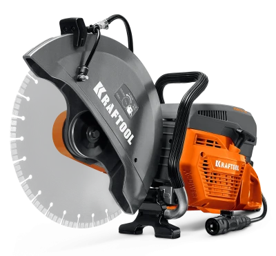 KRAFTOOL 4800 Вт, 400 мм, без диска, бензорез по бетону (бетонорез) (K970-16)