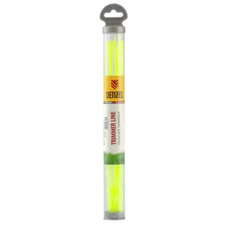 Леска для триммера круглая нарезанная 2,4 мм х 30 см 20 шт тубус Flex cord Denzel 96105 купить в Надыме