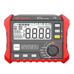 Тестер параметров УЗО и петли фаза-ноль цифровой КВТ KT 5910 (87241)