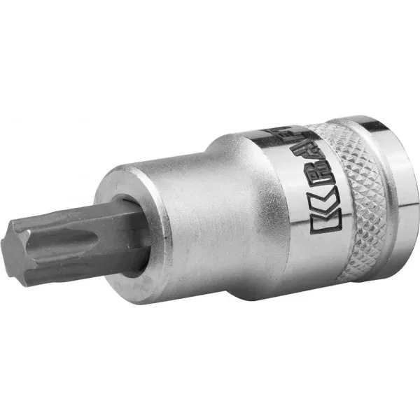 Торцовая бита-головка KRAFTOOL "INDUSTRIE QUALITAT", материал S2, TORX, сатинированная, 1/2", Т50 27905-50_z01 купить в Надыме