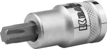Торцовая бита-головка KRAFTOOL &quot;INDUSTRIE QUALITAT&quot;, материал S2, TORX, сатинированная, 1/2&quot;, Т50 27905-50_z01 купить в Надыме