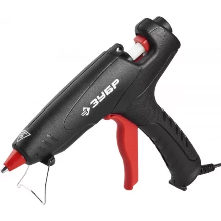 Пистолет ЗУБР "МАСТЕР" клеевой (термоклеящий), электрический, эргономичная рукоятка, рабочая температура 193град, d=12мм, 80Вт 06850-60-12_z02 купить в Надыме