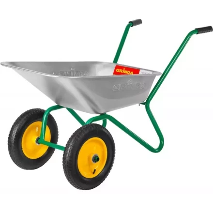 Тачка GRINDA садовая двухколесная, 80 л, грузоподъемность 120 кг 422400_z01 купить в Надыме