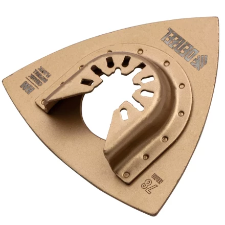 Насадка для МФИ шлифовальная дельтавидная Denzel 782323, HM, по плитке и дереву, 78 мм купить в Надыме