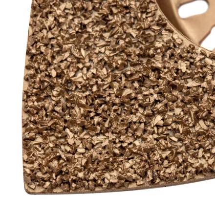 Насадка для МФИ шлифовальная дельтавидная Denzel 782323, HM, по плитке и дереву, 78 мм купить в Надыме