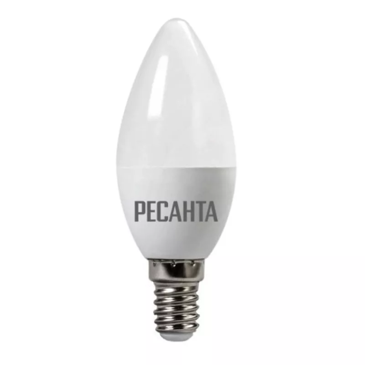Лампа светодиодная РЕСАНТА LL-R-C37-5W-230-4K-E14 76/1/2 купить в Надыме