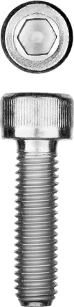 ЗУБР DIN 912, кл. пр. 8.8, М6 х 25 мм, цинк, 5 кг, винт с внутренним шестигранником, Профессионал (30318-06-025) купить в Надыме