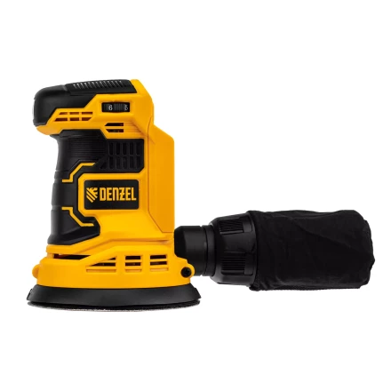 Машина шлифовальная эксцентриковая аккумуляторная COS-125-0, 18В Li-Ion Denzel 28471 купить в Надыме
