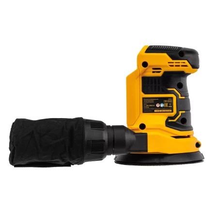 Машина шлифовальная эксцентриковая аккумуляторная COS-125-0, 18В Li-Ion Denzel 28471 купить в Надыме