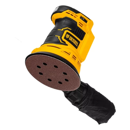 Машина шлифовальная эксцентриковая аккумуляторная COS-125-0, 18В Li-Ion Denzel 28471 купить в Надыме