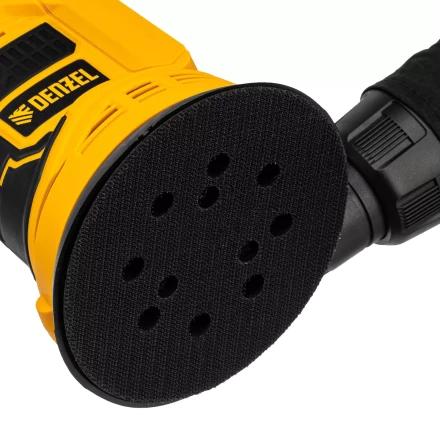 Машина шлифовальная эксцентриковая аккумуляторная COS-125-0, 18В Li-Ion Denzel 28471 купить в Надыме