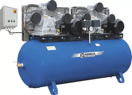 Компрессор масляный поршневой ременной Remeza СБ 4/Ф-500 LB 75 ТБ Тандем без пульта управления купить в Надыме