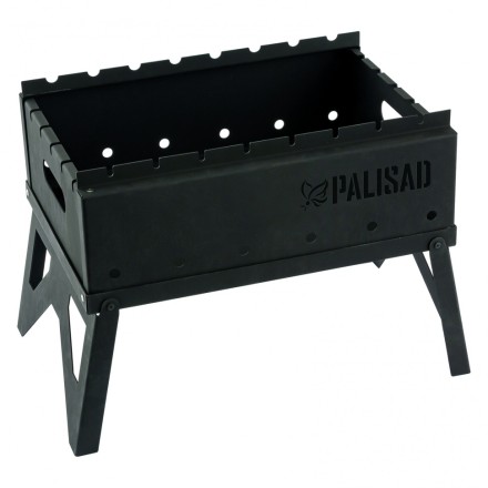 Мангал походный складной Camping Palisad 69667, 440 х 320 х 140/350 мм, сталь 1,2 мм, сумка в комплекте купить в Надыме