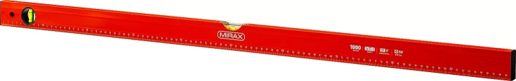Уровень коробчатый MIRAX, 2 ампулы, крашеный, 1000мм 34602-100_z02 купить в Надыме