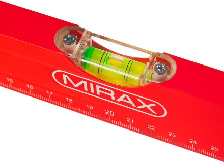 Уровень коробчатый MIRAX, 2 ампулы, крашеный, 1000мм 34602-100_z02 купить в Надыме